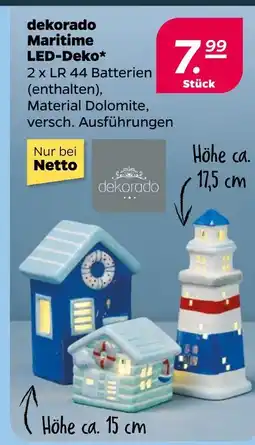 NETTO Dekorado maritime led-deko Angebot