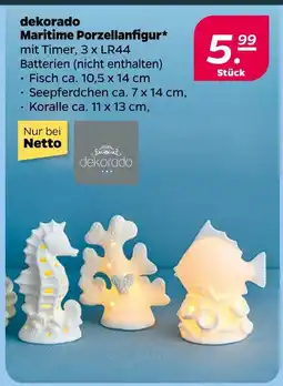 NETTO Dekorado maritime porzellanfigur Angebot