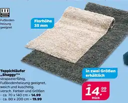 NETTO Teppichläufer „shaggy“ Angebot