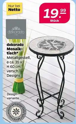 NETTO Dekorado mosaiktisch Angebot