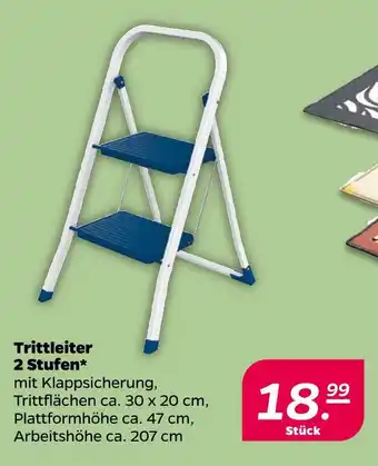 NETTO Trittleiter 2 stufen Angebot