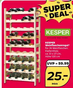 NETTO Kesper weinflaschenregal Angebot