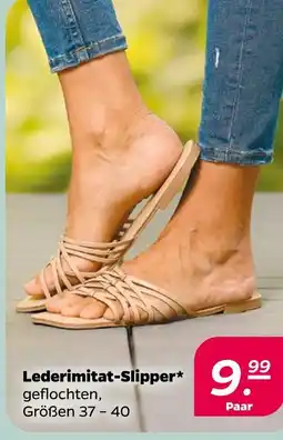 NETTO Lederimitat-slipper Angebot