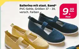 NETTO Ballerina mit elast. band Angebot
