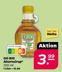 NETTO Go bio ahornsirup Angebot