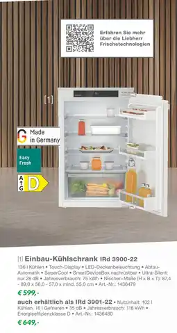 EP Liebherr einbau-kühlschrank ird 3900-22 Angebot