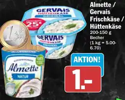 AEZ Almette / Gervais Frischkäse / Hüttenkäse Angebot