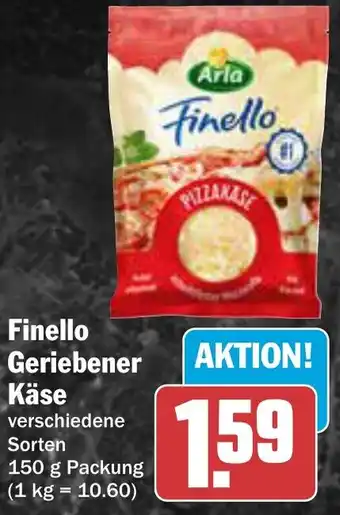 AEZ Arla Finello Geriebener Käse Angebot