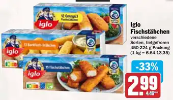 AEZ Iglo Fischstäbchen Angebot