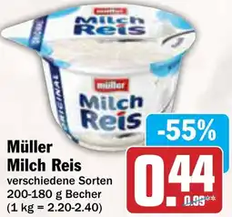 AEZ Müller Milch Reis Angebot