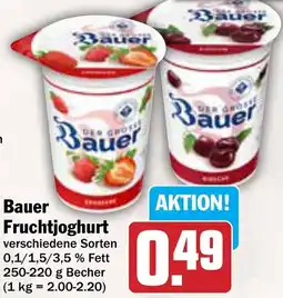 AEZ Bauer Fruchtjoghurt Angebot
