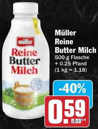 AEZ Müller Reine Butter Milch Angebot