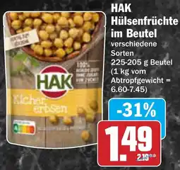 AEZ HAK Hülsenfrüchte im Beutel Angebot