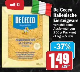 AEZ De Cecco Italienische Eierteigware Angebot