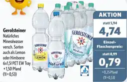 Aktiv Irma Gerolsteiner Natürliches Mineralwasser Angebot
