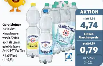 Aktiv Irma Gerolsteiner Natürliches Mineralwasser Angebot