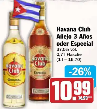 AEZ Havana Club Añejo 3 Años oder Especial Angebot