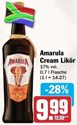 AEZ Amarula Cream Likör Angebot
