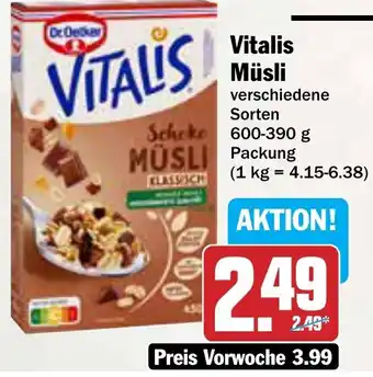 AEZ Vitalis Müsli Angebot