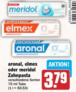 AEZ aronal, elmex oder meridol Zahnpasta Angebot