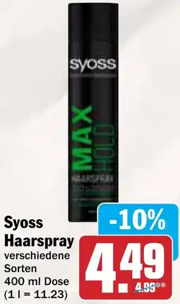 AEZ Syoss Haarspray Angebot