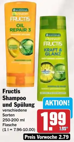 AEZ Fructis Shampoo und Spülung Angebot