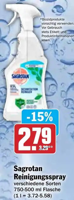 AEZ Sagrotan Reinigungsspray Angebot