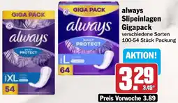 AEZ always Slipeinlagen Gigapack Angebot