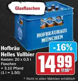 AEZ Hofbräu Helles Vollbier Angebot