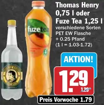 AEZ Thomas Henry oder Fuze Tea Angebot