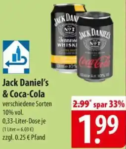 Famila Nord Ost Jack Daniel's & Coca-Cola Angebot