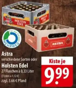 Famila Nord Ost Astra oder Holsten Edel Angebot