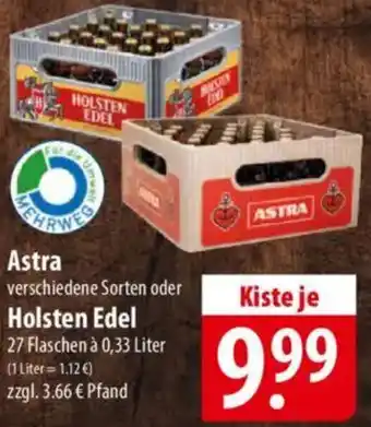 Famila Nord Ost Astra oder Holsten Edel Angebot