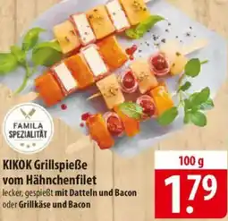 Famila Nord Ost KIKOK Grillspieße vom Hähnchenfilet Angebot