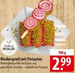 Famila Nord Ost Rinderspieß mit Pistazien Angebot