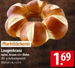 Famila Nord Ost Marktbäckerei Laugenkranz Angebot