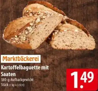 Famila Nord Ost Marktbäckerei Kartoffelbaguette mit Saaten Angebot