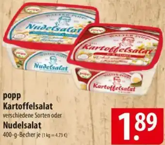 Famila Nord Ost popp Kartoffelsalat oder Nudelsalat Angebot