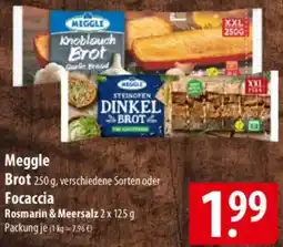 Famila Nord Ost Meggle Brot oder Focaccia Angebot