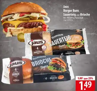 Famila Nord Ost Jaus Burger Buns Sauerteig oder Brioche Angebot