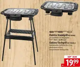 Famila Nord Ost Emerio Elektro-Standgrill BG-107665 oder Elektro-Tischgrill BG-110458.4 Angebot
