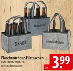 Famila Nord Ost Flaschenträger-Filztaschen Angebot