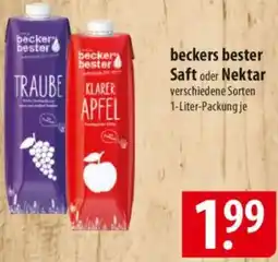 Famila Nord Ost beckers bester Saft oder Nektar Angebot