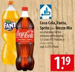 Famila Nord Ost Coca-Cola, Fanta, Sprite oder Mezzo Mix Angebot