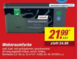 toom Baumarkt Wohnraumfarbe Angebot