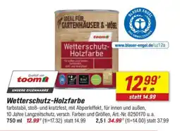 toom Baumarkt Wetterschutz-Holzfarbe Angebot