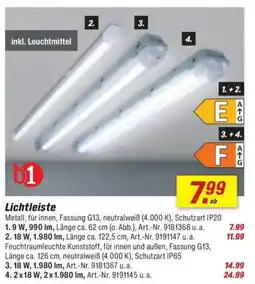 toom Baumarkt b1 Lichtleiste Angebot