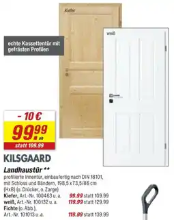 toom Baumarkt KILSGAARD Landhaustür Angebot