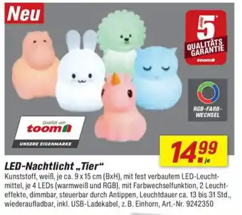 toom Baumarkt LED-Nachtlicht,,Tier" Angebot