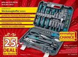 Sonderpreis Baumarkt GERMANIA Werkzeugkoffer WZK91 Angebot